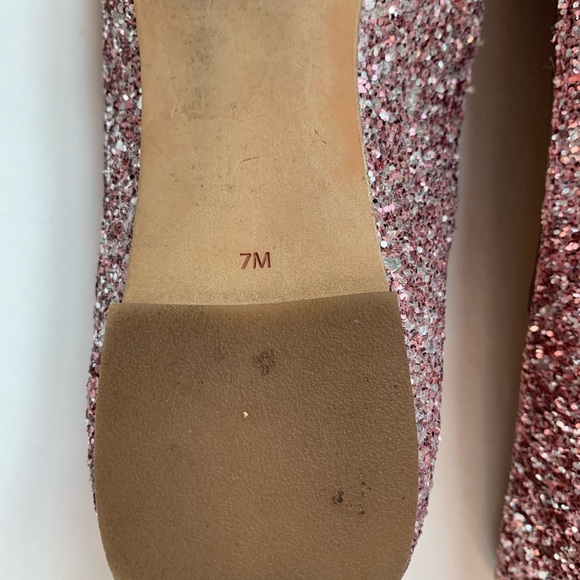 💢SOLD💢 Sam Edelman Pink Glitter Flats - Picture 7 of 7